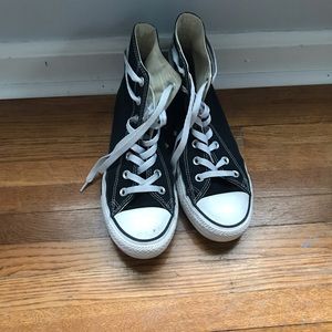 Black high top Converse